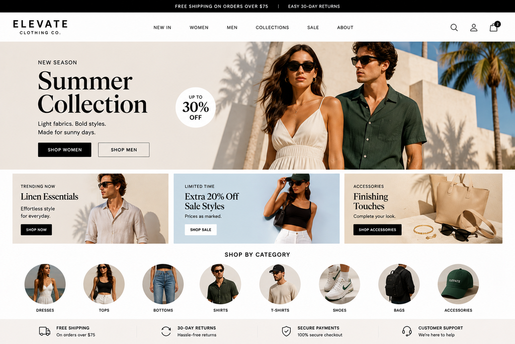 Impulse Shopify theme designed for promotions and visual ecommerce stores